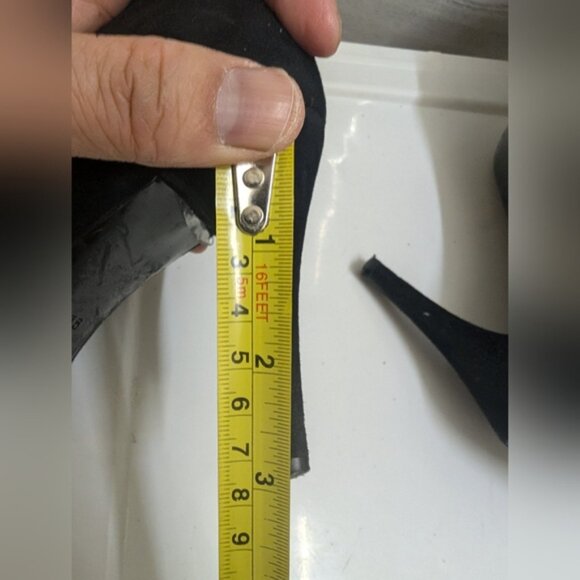 Ralph Lauren Collection Purple Label Black Kitten Heels Size: 9B - Picture 15 of 15